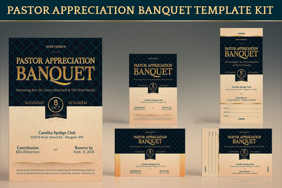 Pastor Appreciation Event Template