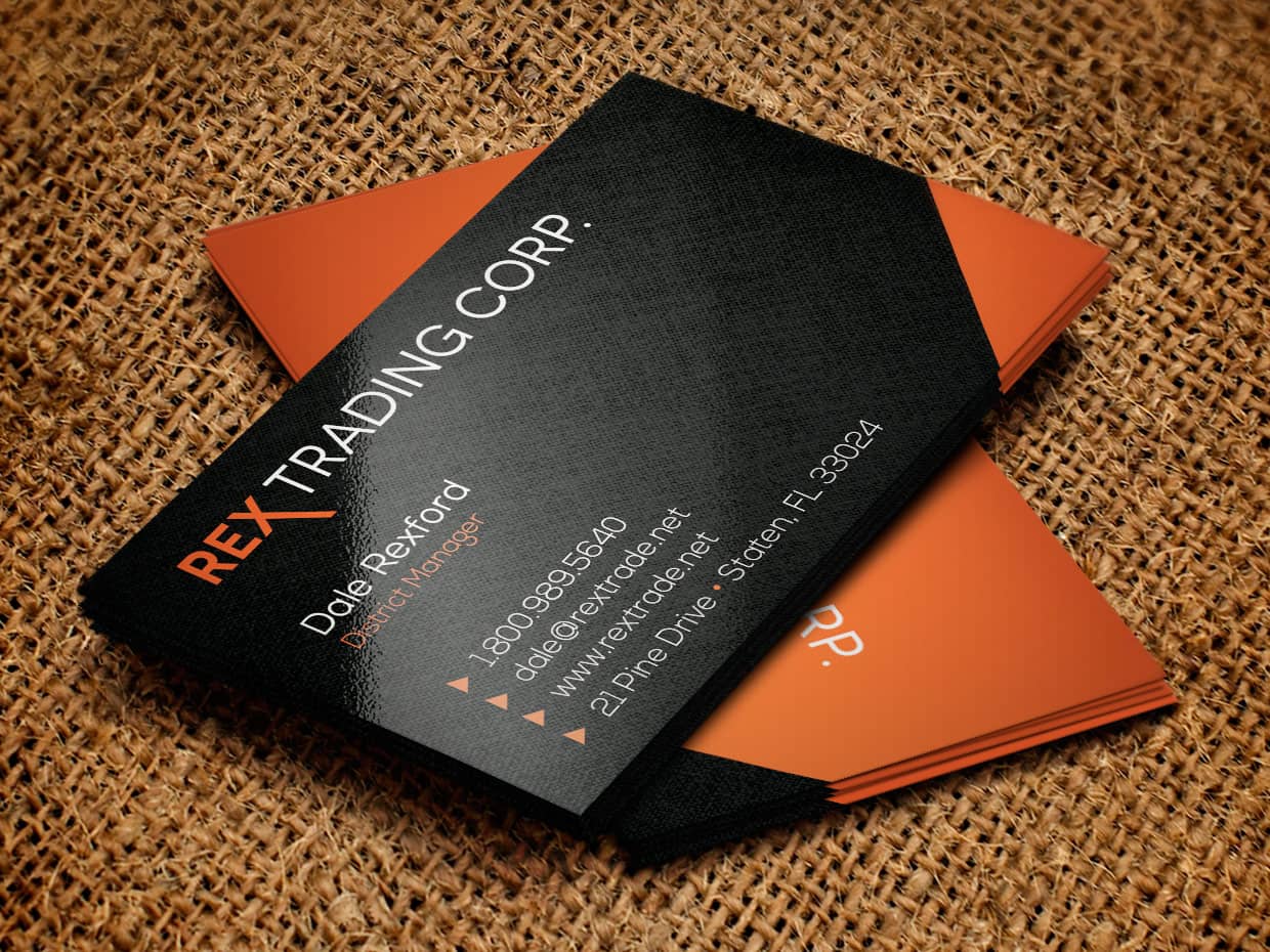 Trading Company Business Card Template