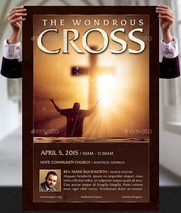 Wondrous Cross Flyer and Poster Template