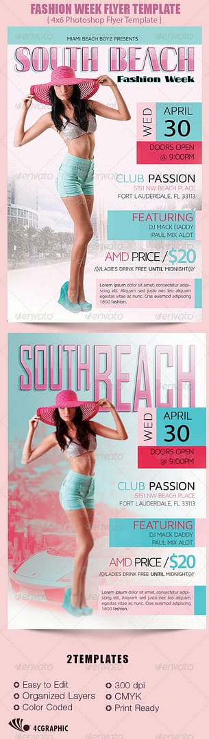 Fashion Week Flyer -Preview