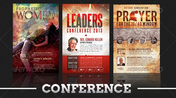 Church Flyer Template Bundle: Conference post thumbnail image