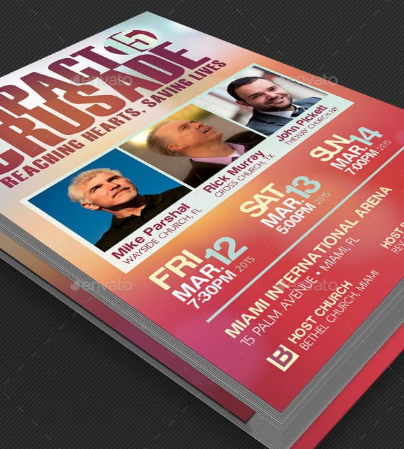 Gospel Crusade Flyer Template