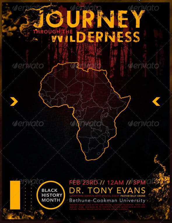Journey Through The Wilderness Flyer and CD