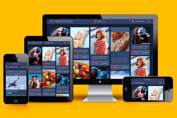 Pinterest Wordpress theme