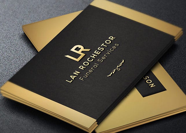 Funeral Service Business Card Template