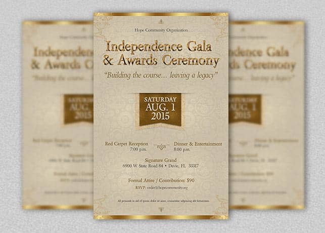 Independence Gala Flyer Template
