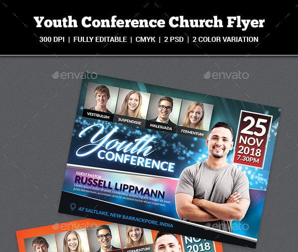youth Conference Church Flyer