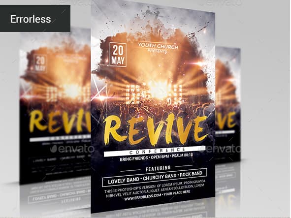 Revive Conference Church Flyer